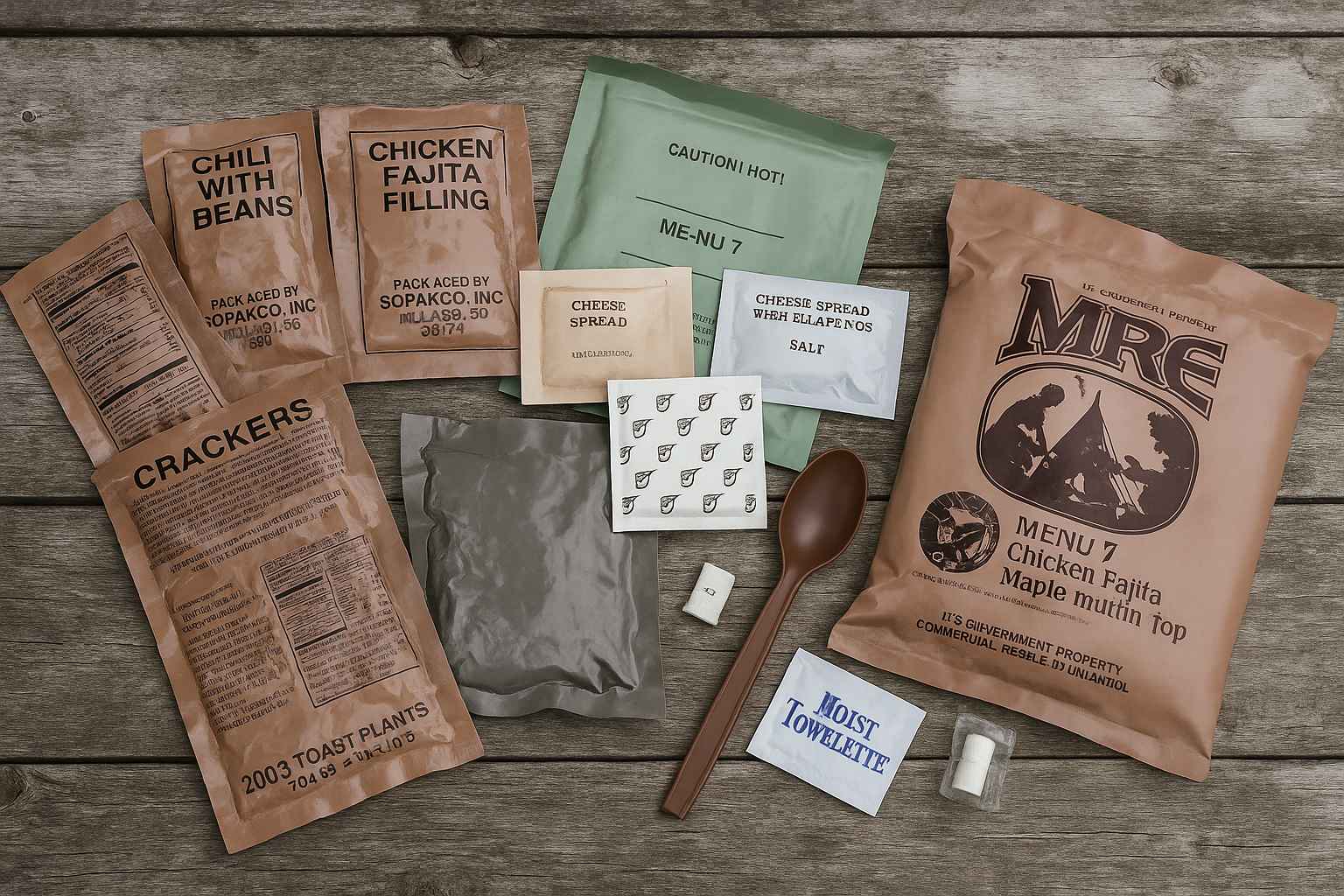 1-Month (30 Day) MRE Emergency Survival Food Kit