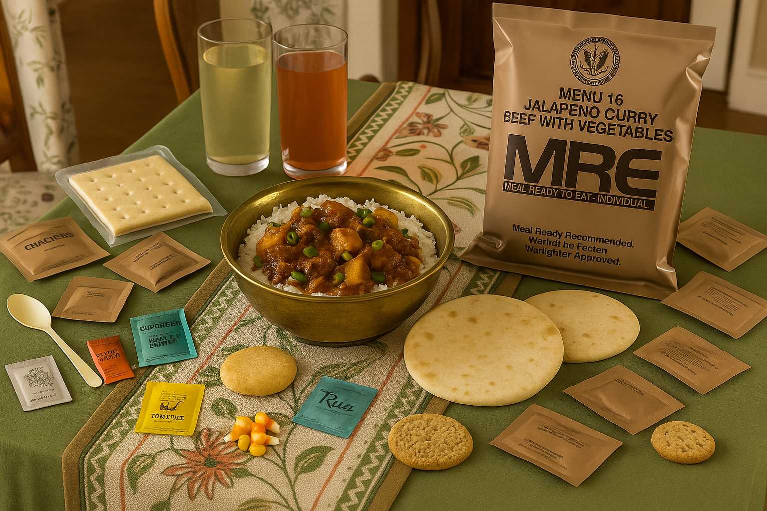 3-Month (90 Day) MRE Emergency Survival Food Kit