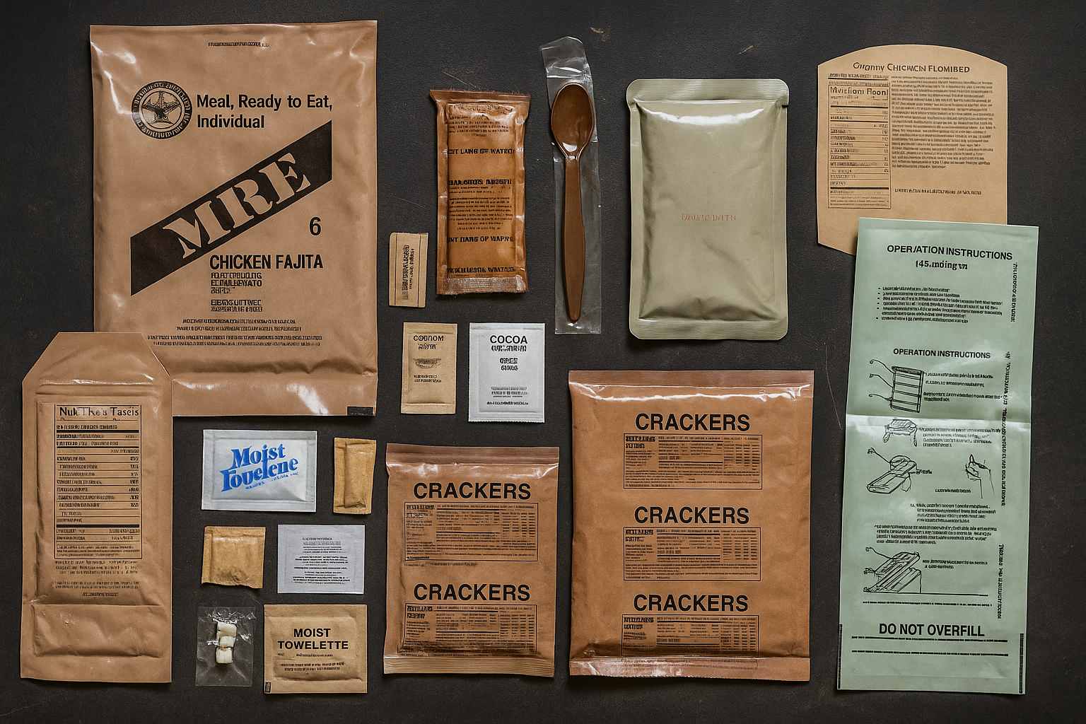 3-Month (90 Day) MRE Emergency Survival Food Kit